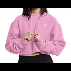 Champion crop hoodie